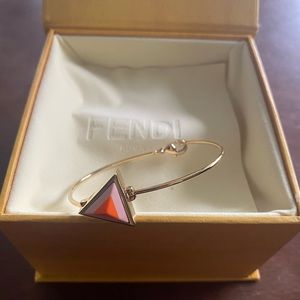 Fendi triangle pendant bracelet